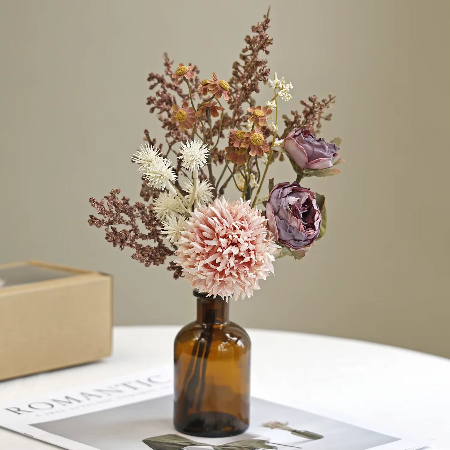 Combinations de fleurs artificielles