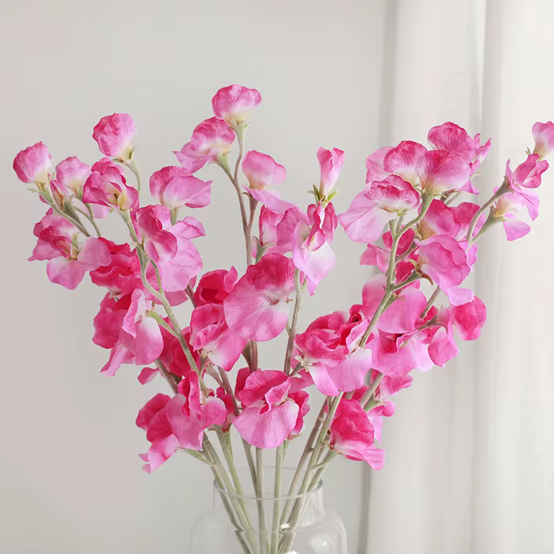 Fleurs artificielles de fleur de pois de Simulation