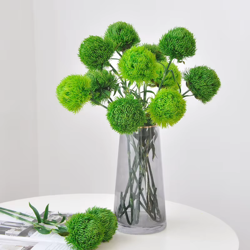 Bouquet de fausses plantes Dianthus en latex