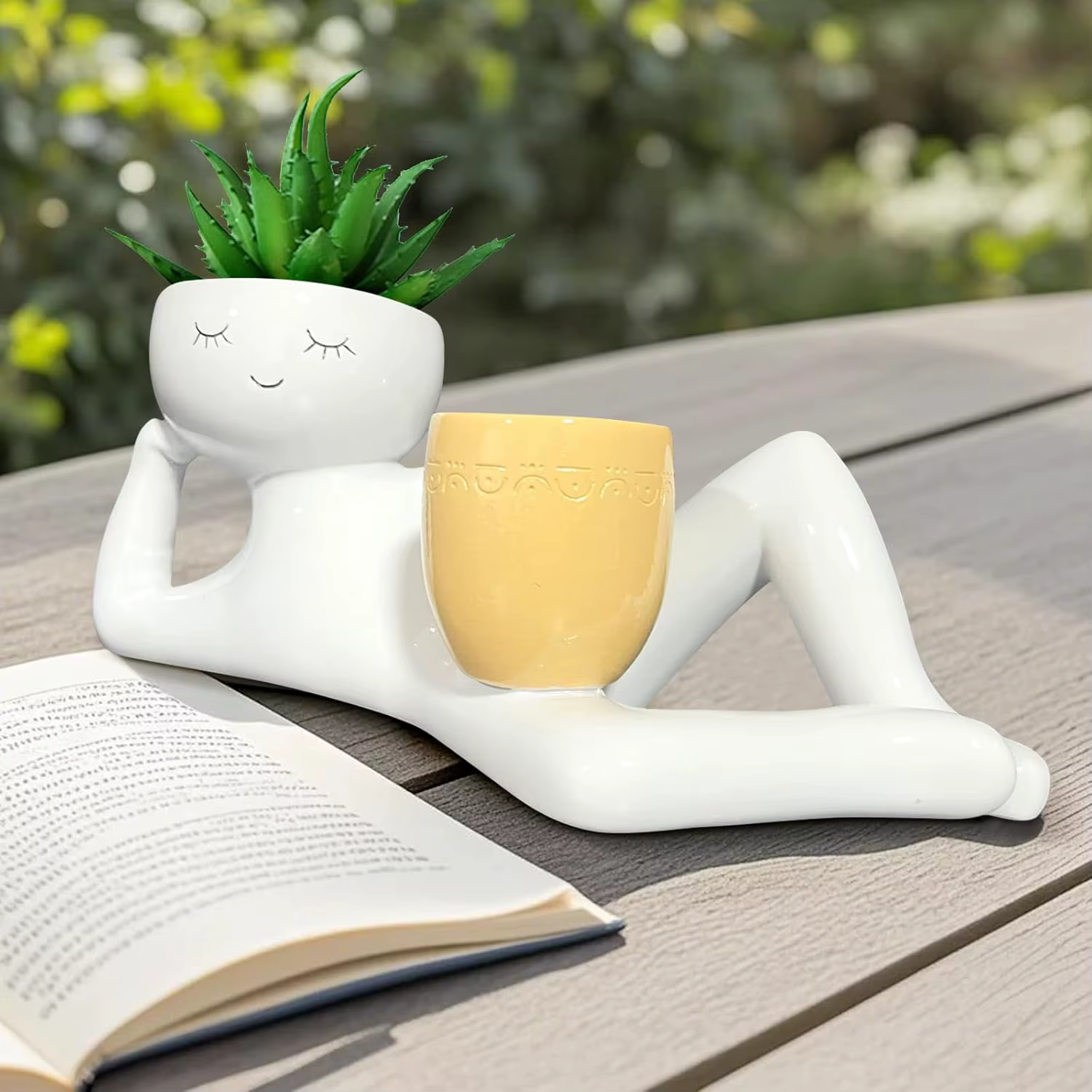 Pot de fleurs original Lazy Little Guy