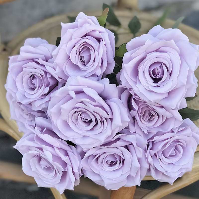 Roses Artificielles pour Décoration de Maison