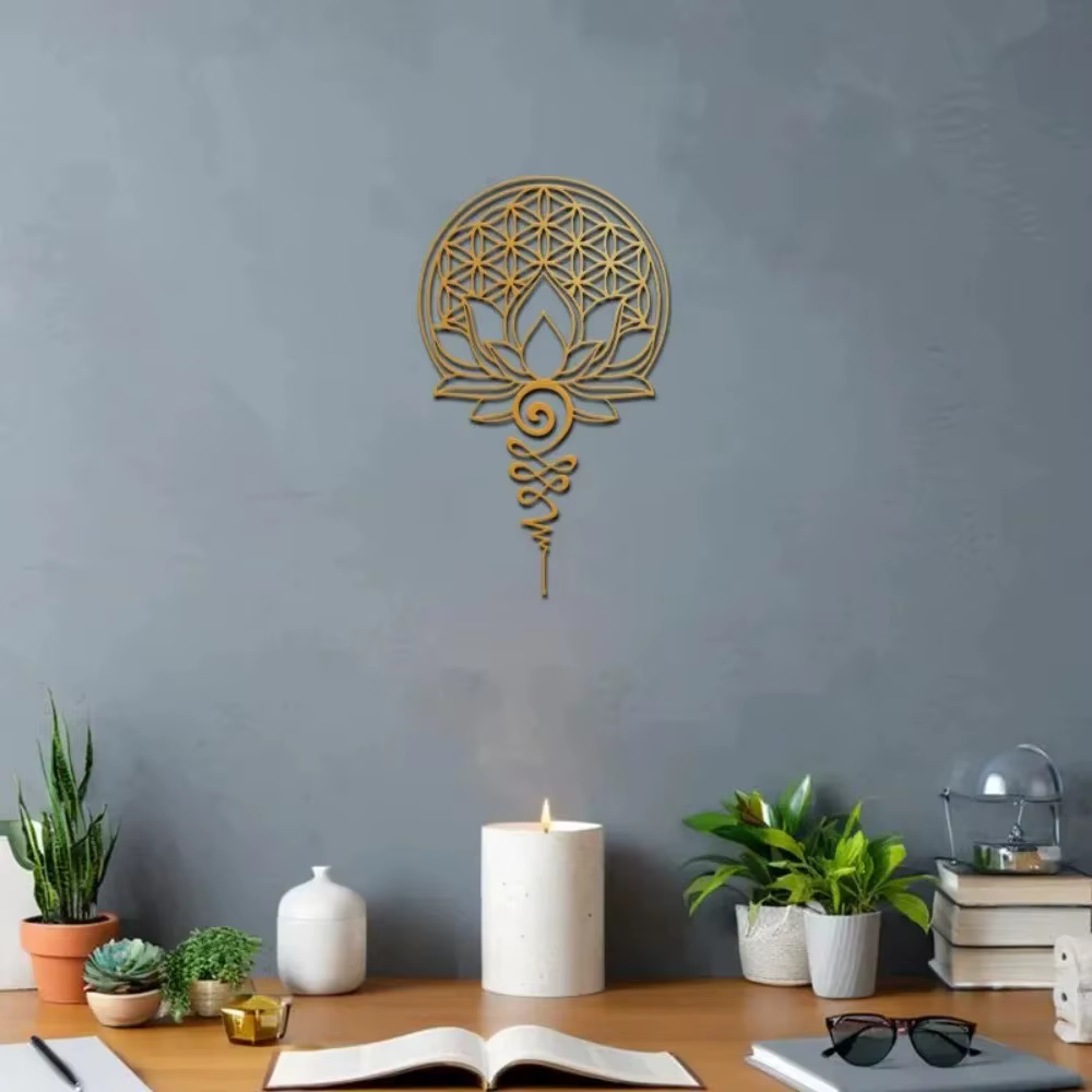 Décoration murale en métal Mandala 15