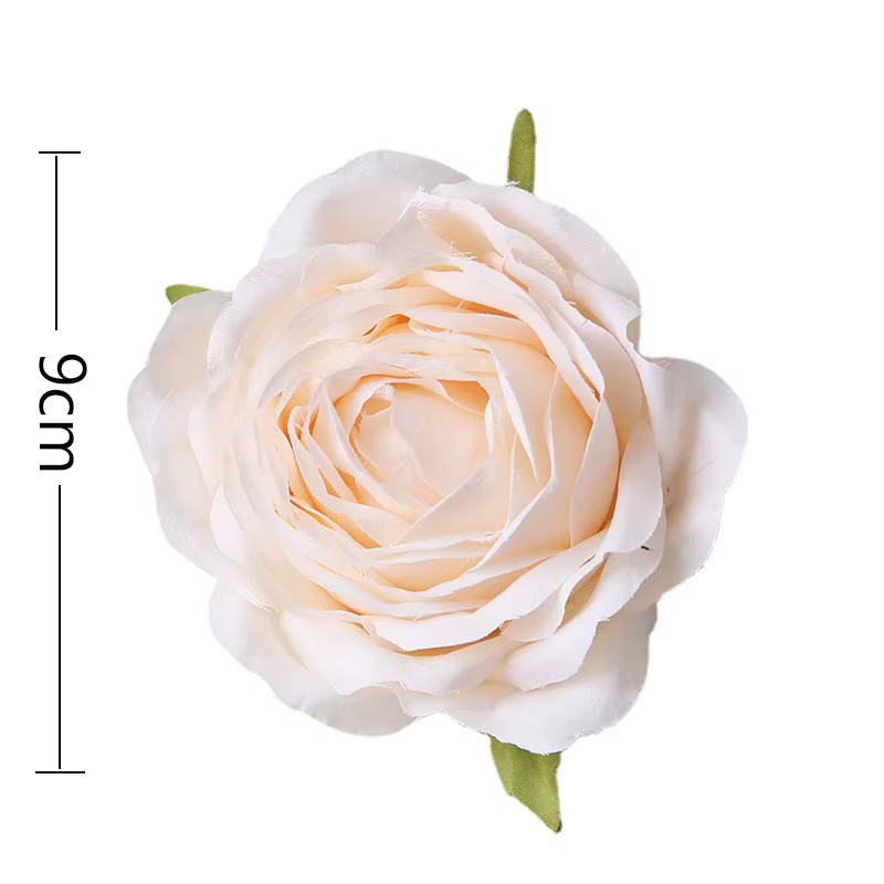 10 pièces Roses en soie fleur hortensia pivoine bricolage fleurs mur maison mariage décoration couronne Scrapbooking