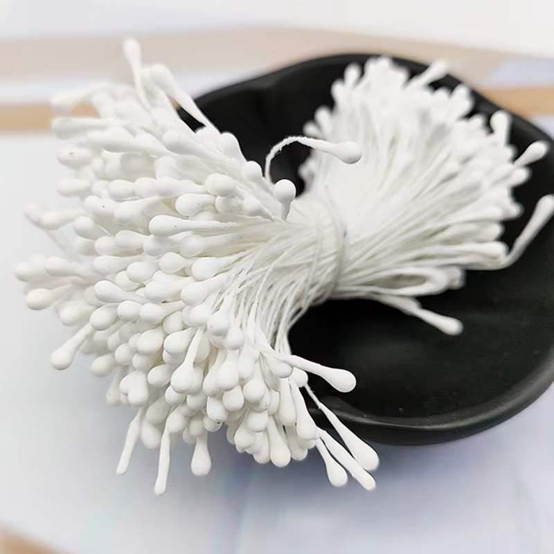 400 pièces 2mm Mini fleur étamine Pistil mariage à la main fleurs artificielles