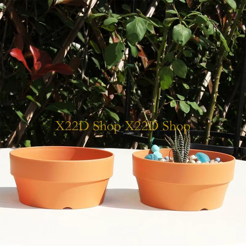 Imitation x22D Pot / plateau en terre cuite pour les plantes Pot