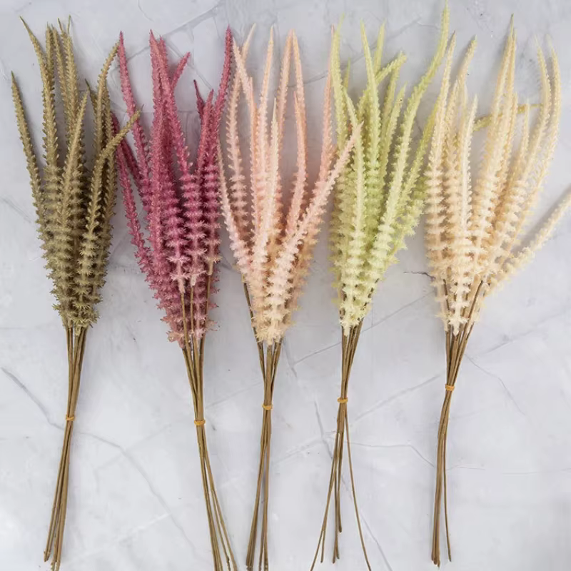 Fausses fleurs de sauge en plastique