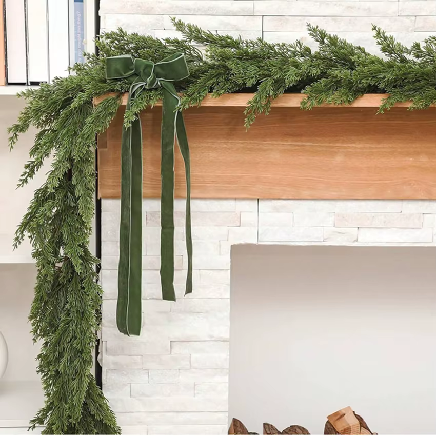 Plantes artificielles Verdure Feuillages Vigne De Noël Arbres De Mariage Cour Clôture Ornements Délicat Arche Maison Chambre Tenture Murale Décor