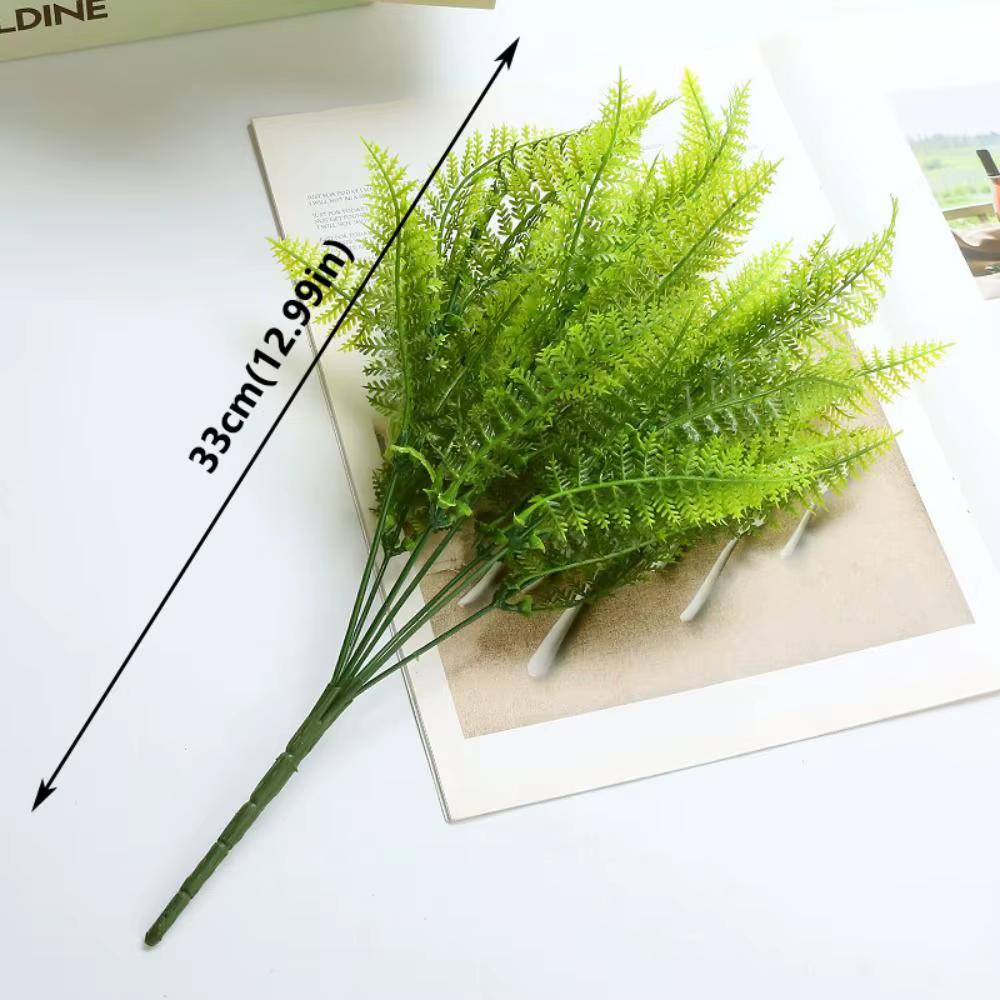 Plantes artificielles en plastique