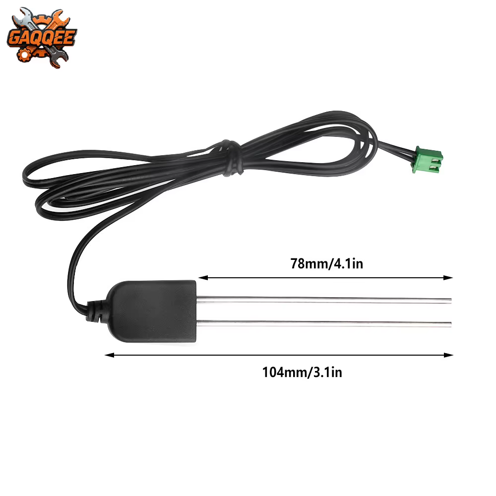 Sonde de sol en acier inoxydable pour testeur de température et d'humidité du sol de ferme de jardin de serre