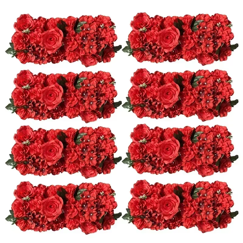 Fleurs artificielles pour décoration de fond de fête