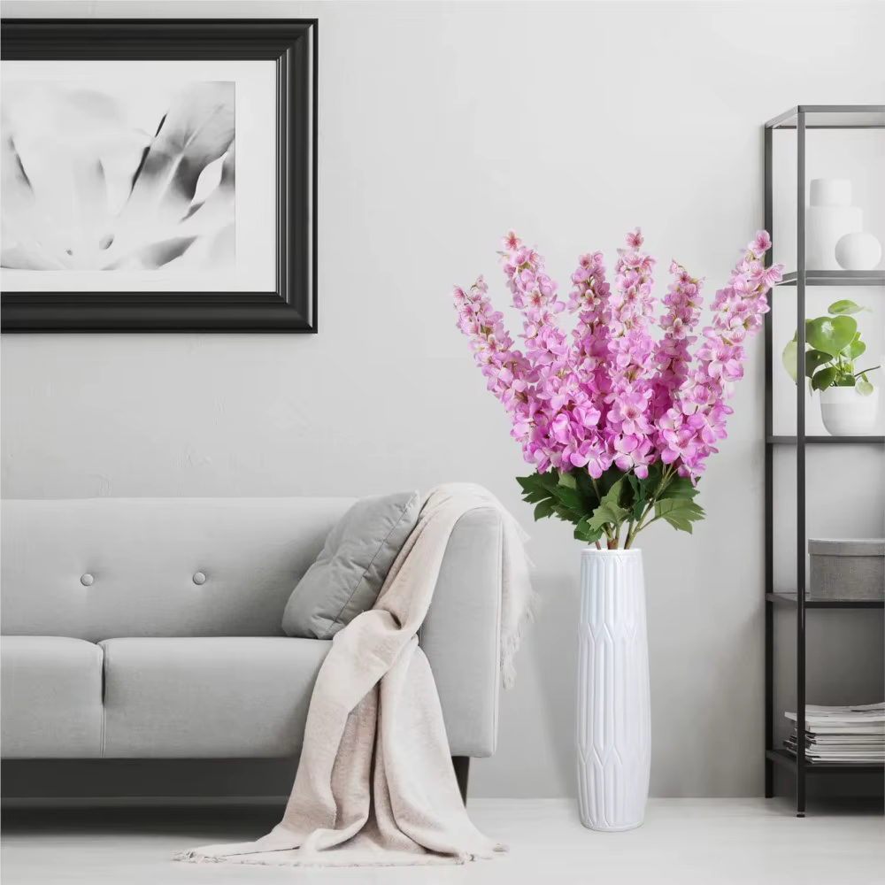 Branche de Fleur violette en jacinthe artificielle