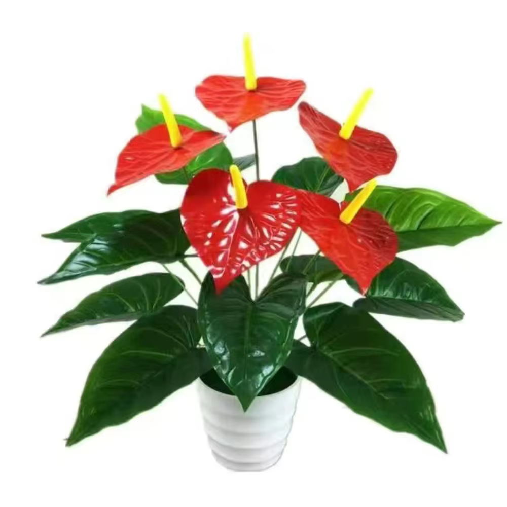 Palme rouge artificielle 35/50CM