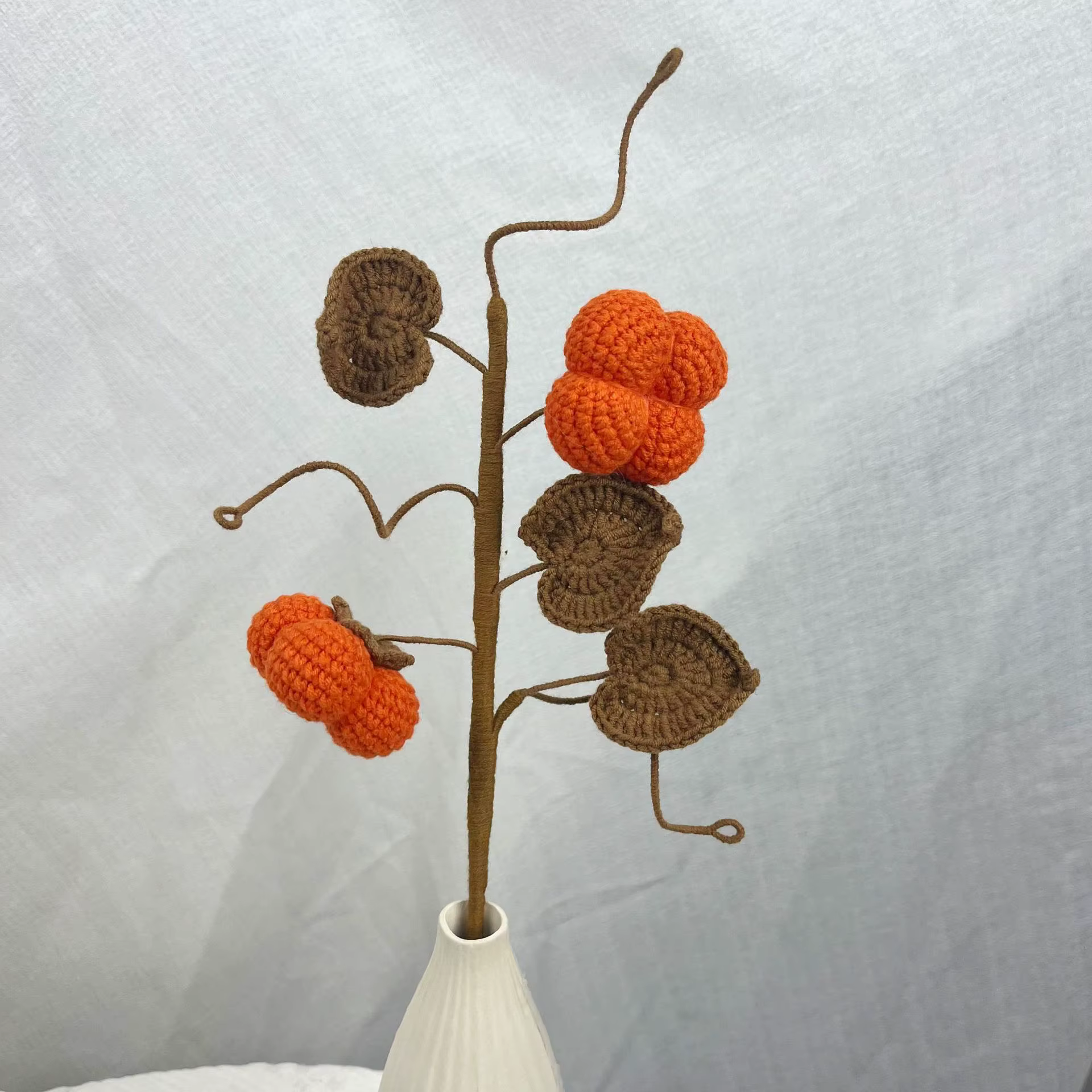 Bouquet de fleurs artificielles faites main au crochet