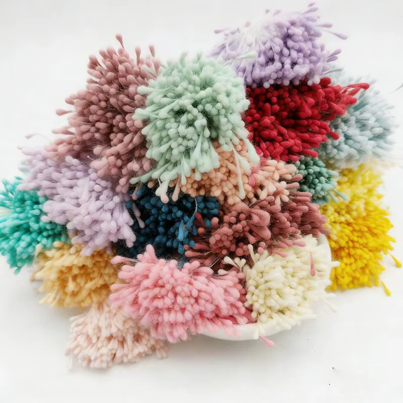 400 pièces de 2 mm, mini-tiges de fleurs artificielles
