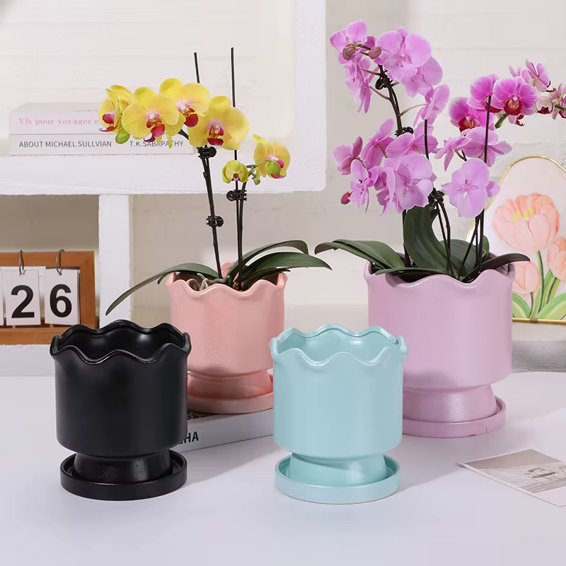 Pot à fleurs en céramique YFY