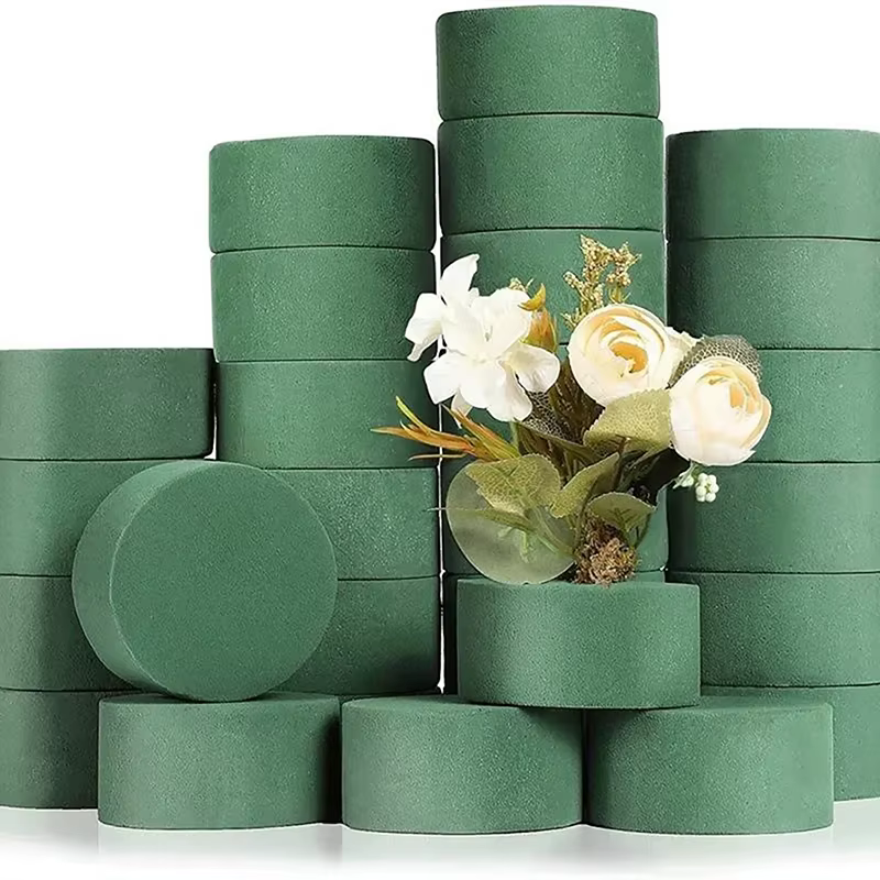 Cylindres de mousse de boue florale Oasis brique de mousse de fleur humide