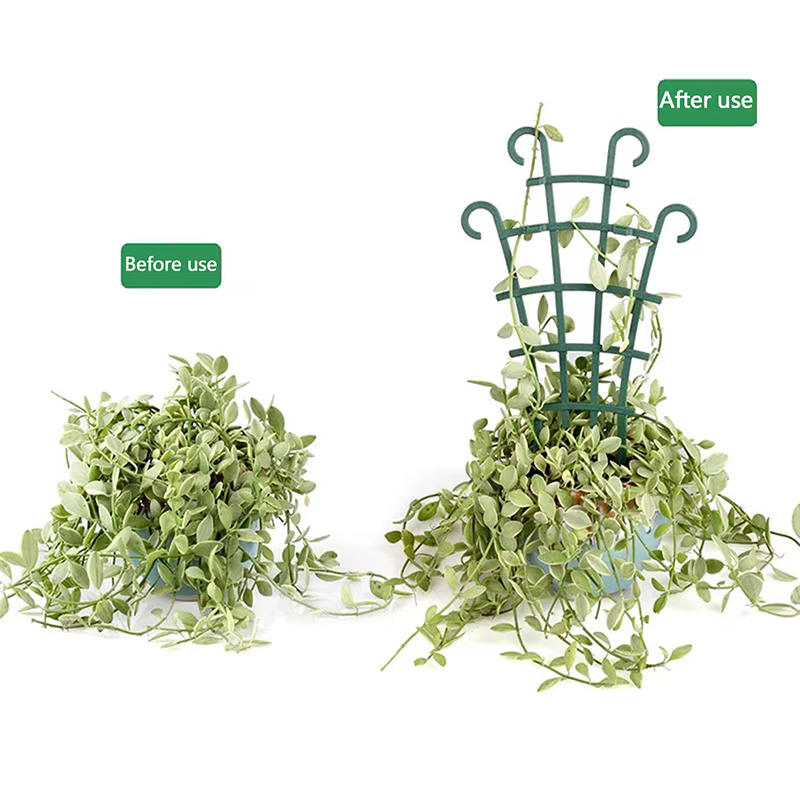 Mini support de fleurs d'escalade, 2 pièces, support de balcon, radis vert, rose, vigne, tige de support d'escalade, outils de jardinage