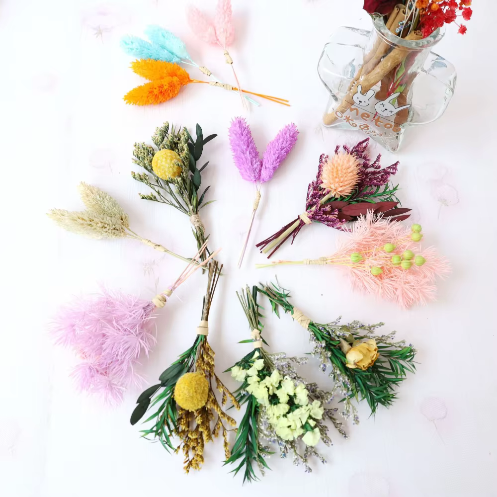 Bouquet de fleurs séchées de haute qualité