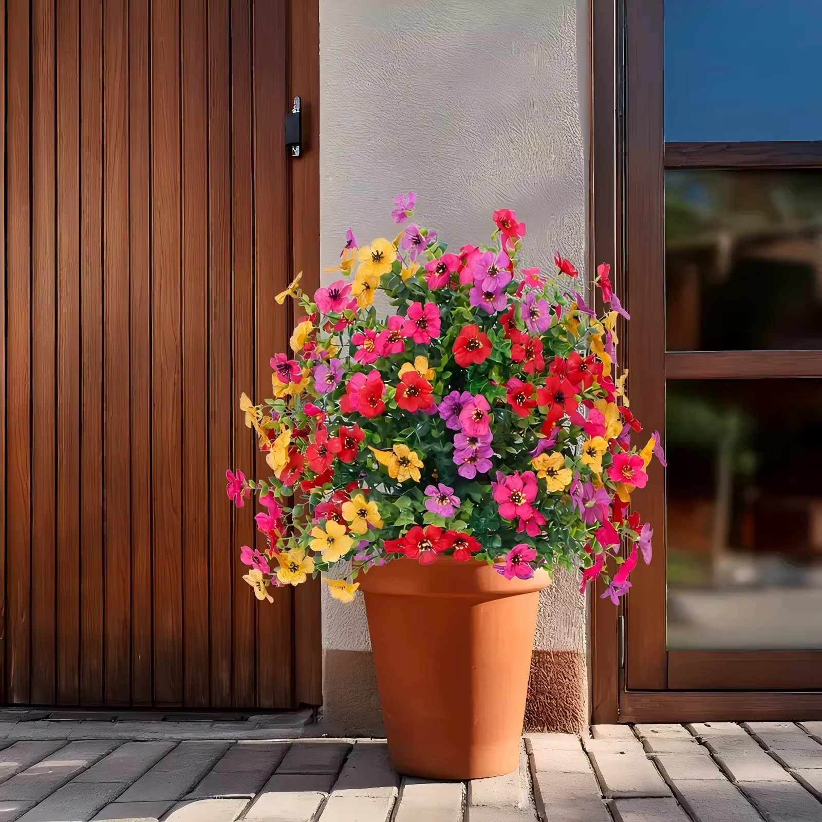 Fleurs artificielles d'extérieur résistantes aux UV