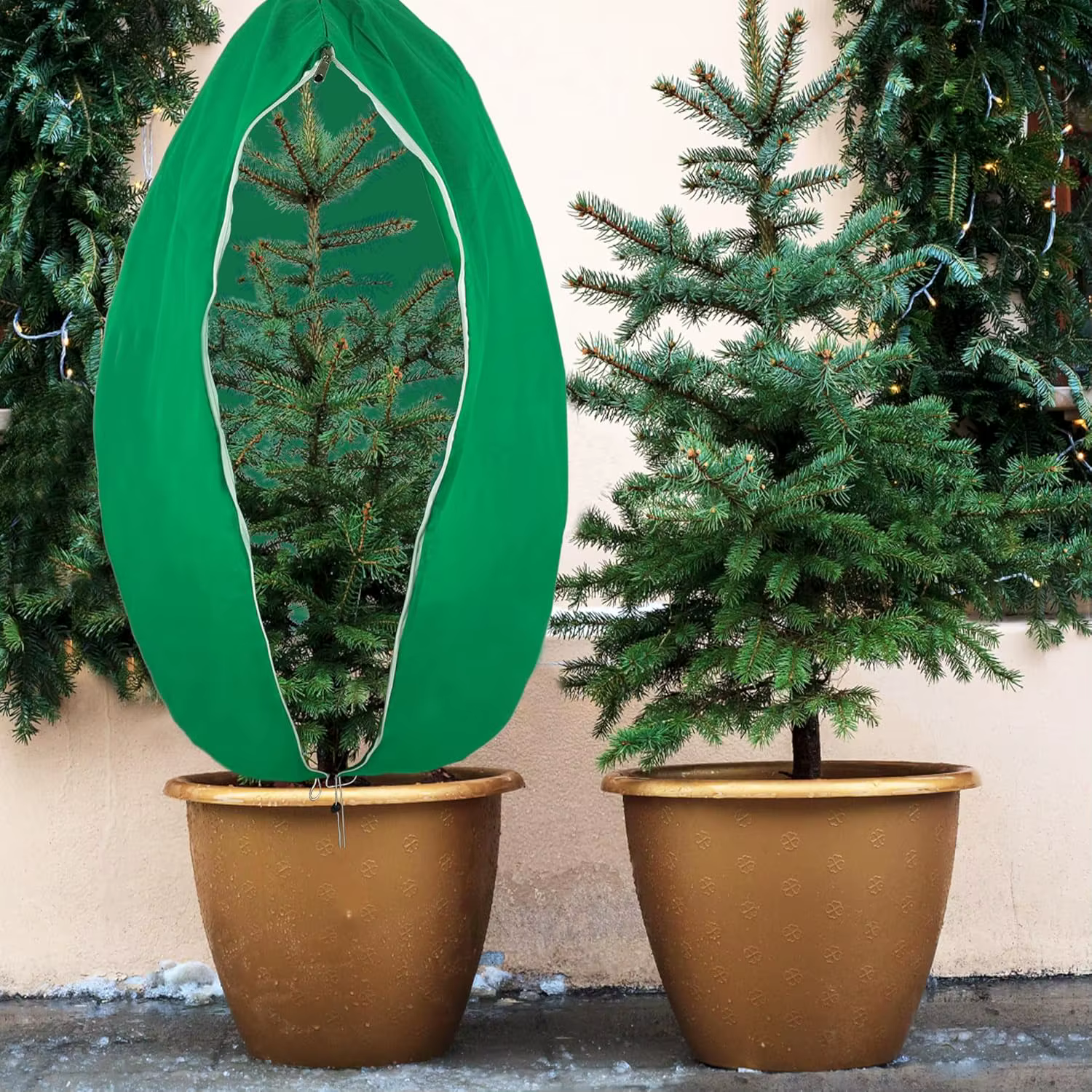 Housse de protection pour plantes d'hiver