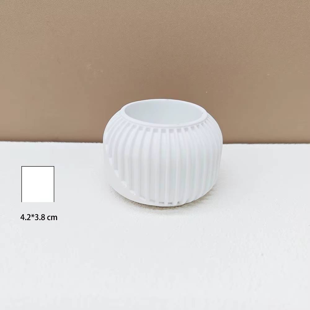 2025 nouvelle lanterne arôme bougie tasse Silicone moule Mini succulente Pot de fleur béton plâtre