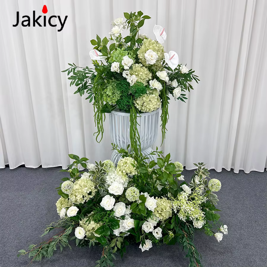 Arrangement Floral d'hortensia vert