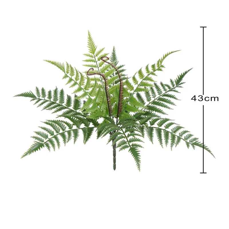 Feuilles de plantes de simulation de tournesol de queue d'Att en plastique