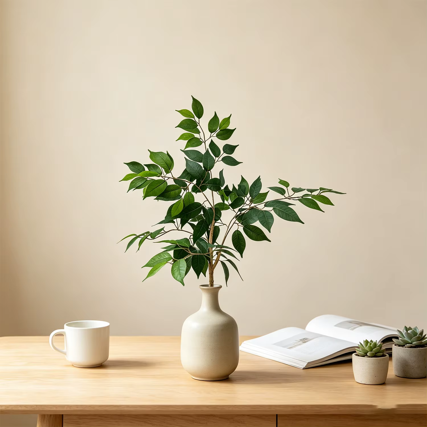 Arbre artificiel Ficus Banyan de 70-190 cm, plante artificielle haute, ornement végétal artificiel pour la maison, le jardin, le magasin, le balcon, le salon, décoration