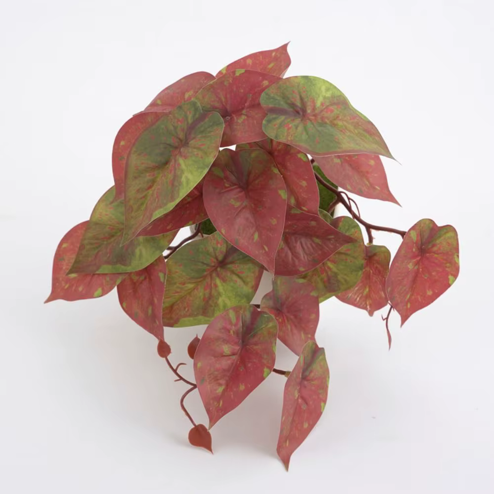 23 feuilles de plantes vertes artificielles