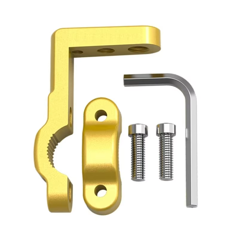 Support de guidon de moto en aluminium, support d'accessoires de moto, accessoires de moto pour la Navigation électronique supplémentaire