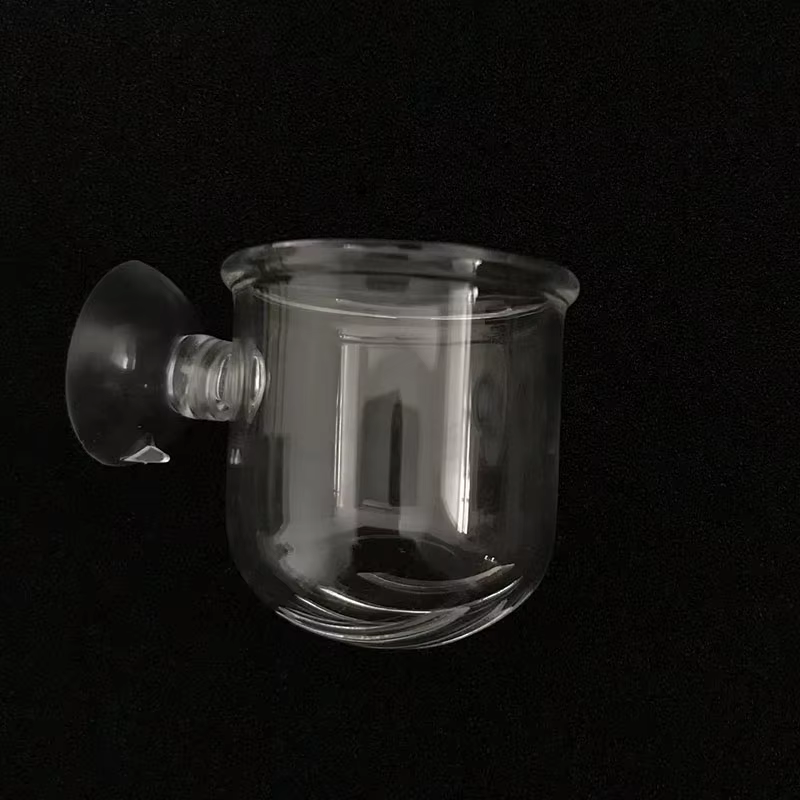 Mangeoire d'aquarium en verre suspendu pour Aquarium