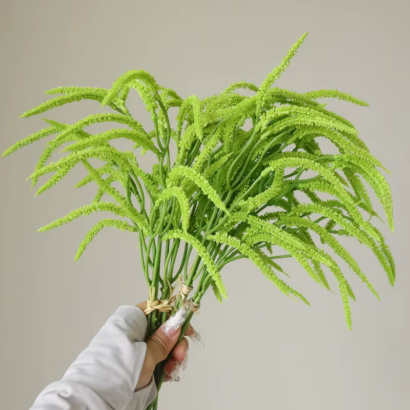3 pièces/bouquet de plantes artificielles décoration de la maison-larmes d'amant herbe fausses