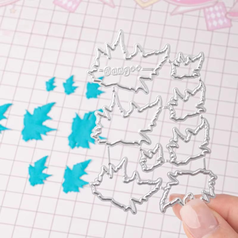 Simulation Miniature plante feuille/pétale polymère argile Cutter bricolage maison de poupée Mini