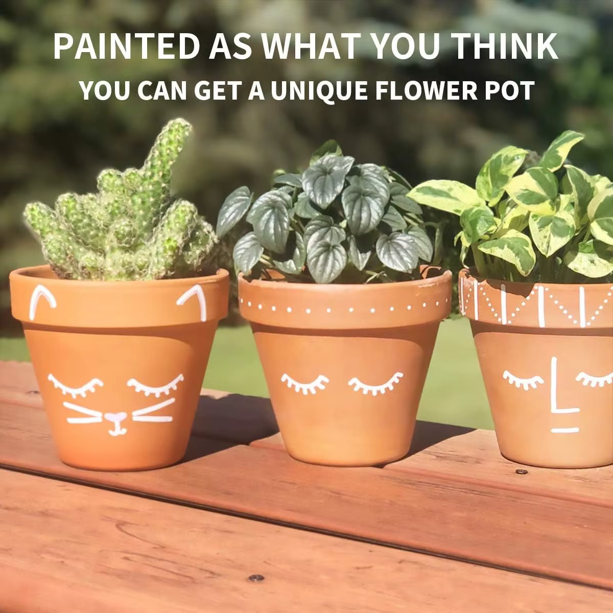 Pots de fleurs en terre cuite de 4 pouces