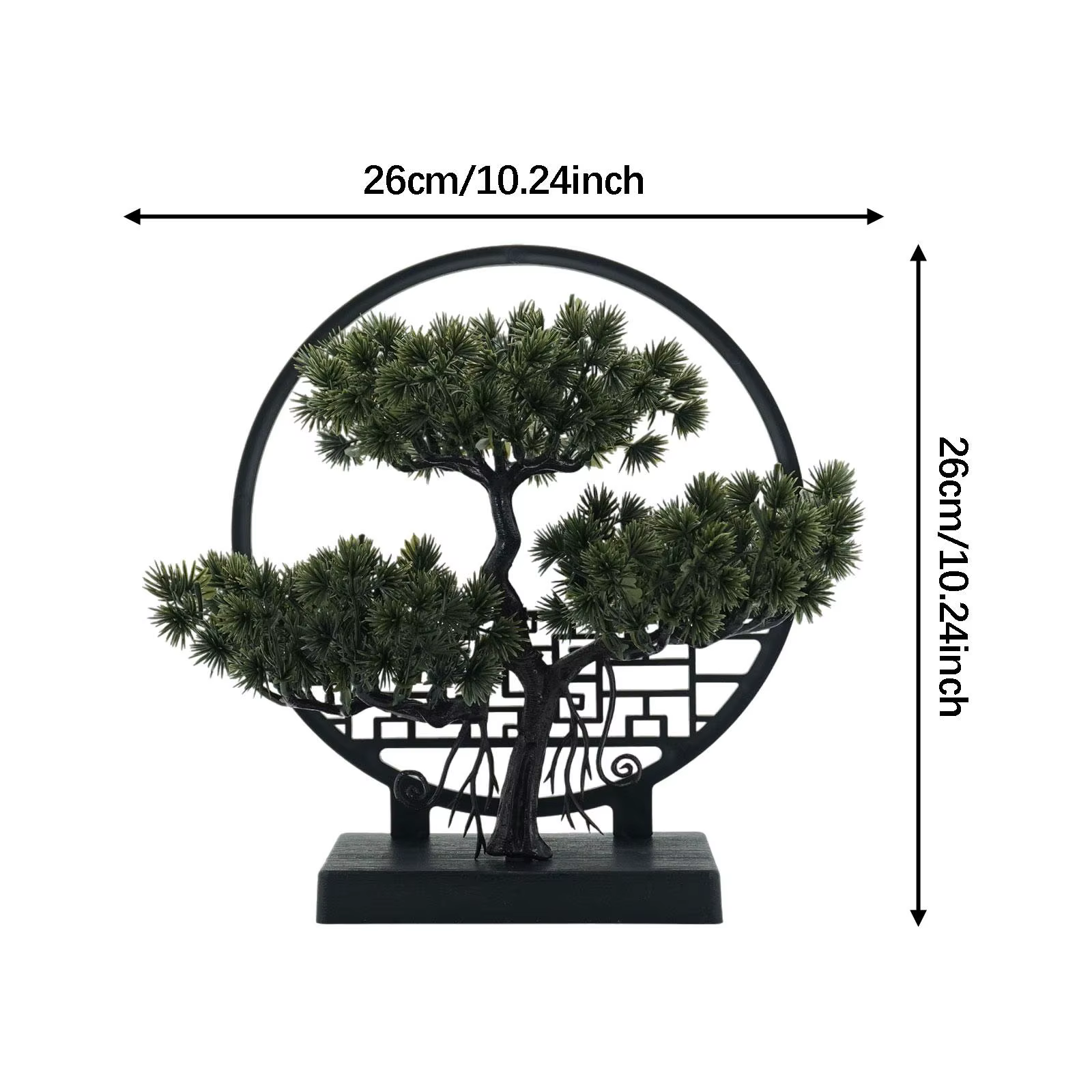 Bonsaï artificiel, plantes artificielles vertes