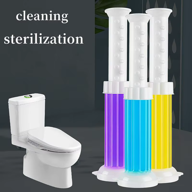 Gel nettoyant pour toilettes aromatique à fleurs, avec déodorant efficace, désinfection durable, parfum de salle de bain et élimination de la saleté, outils de nettoyage