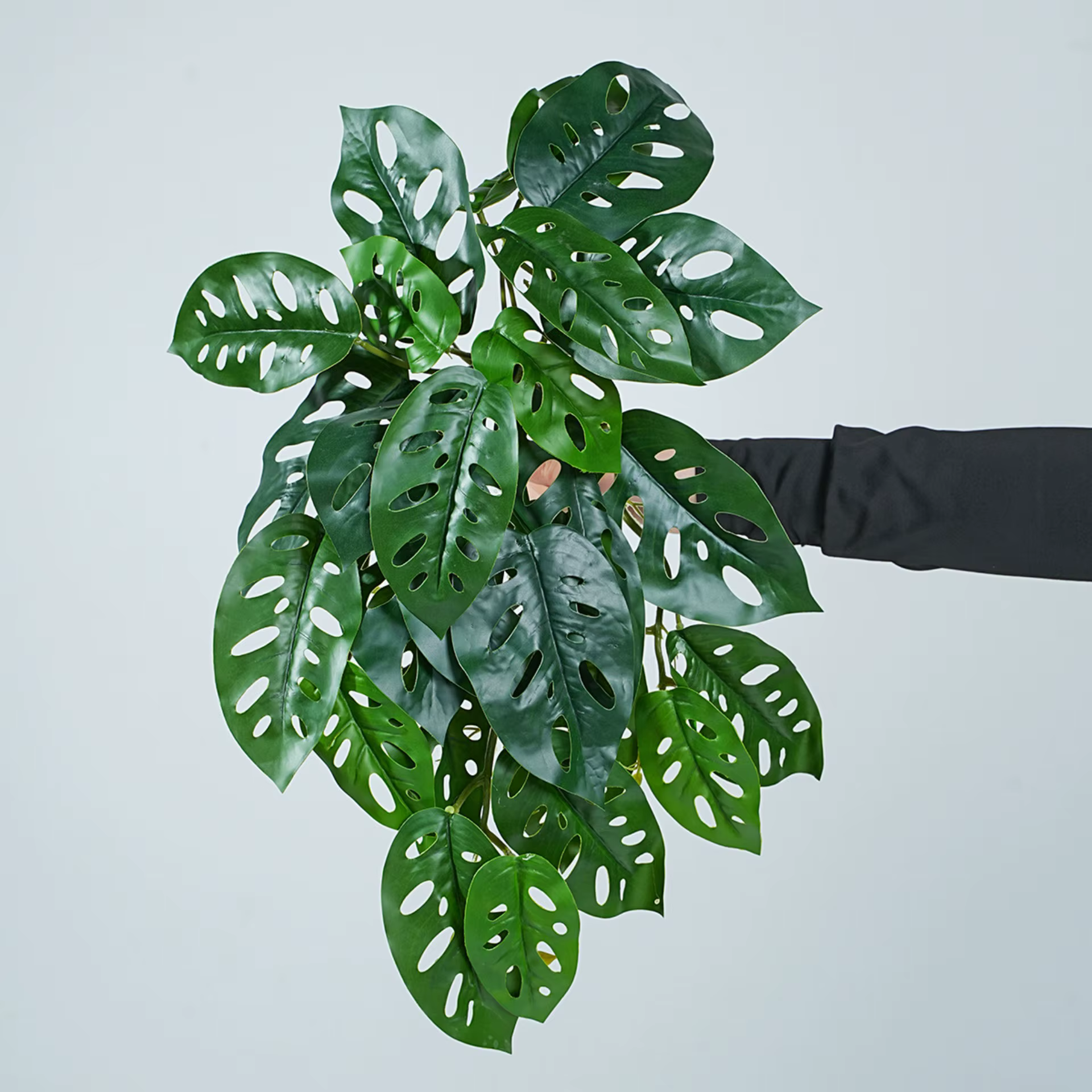 Feuille de Caladium Monstera artificielle de 20 pouces