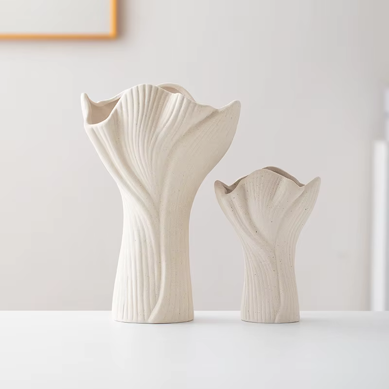 CAPIRON Vase en céramique à fleurs nordiques