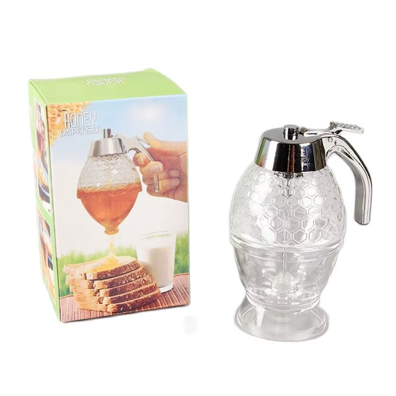 Distributeur de miel en plastique Pot à usage domestique 200ml