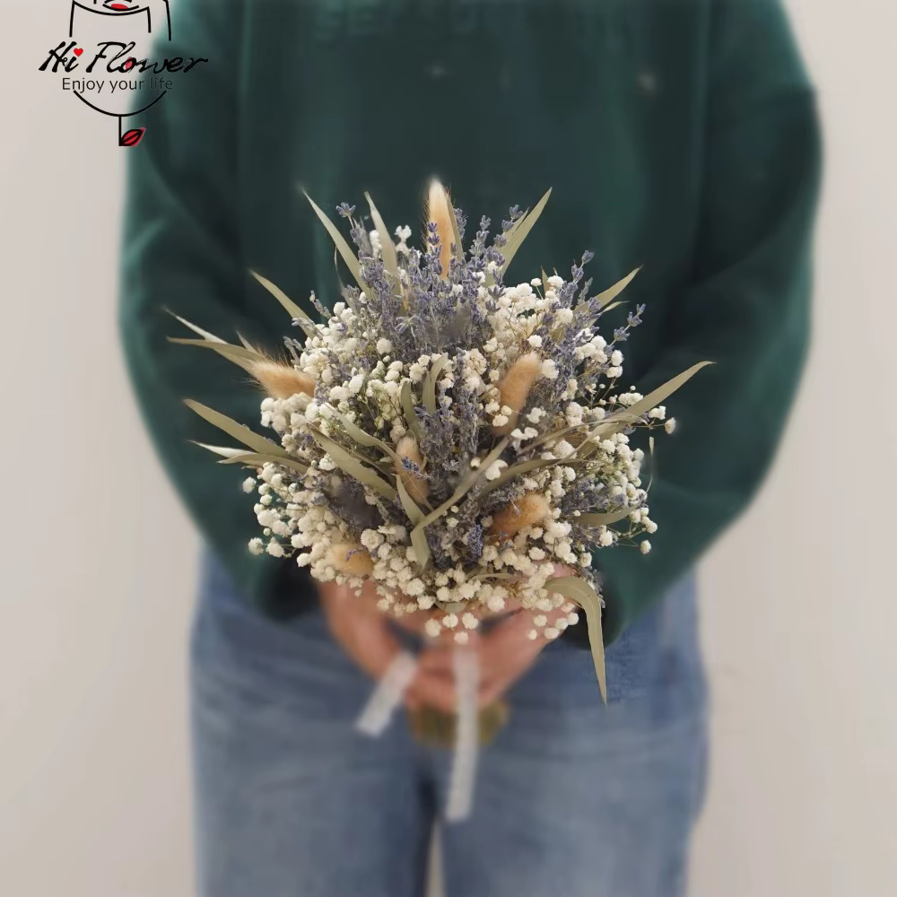 Bouquet de fleurs séchées naturelles