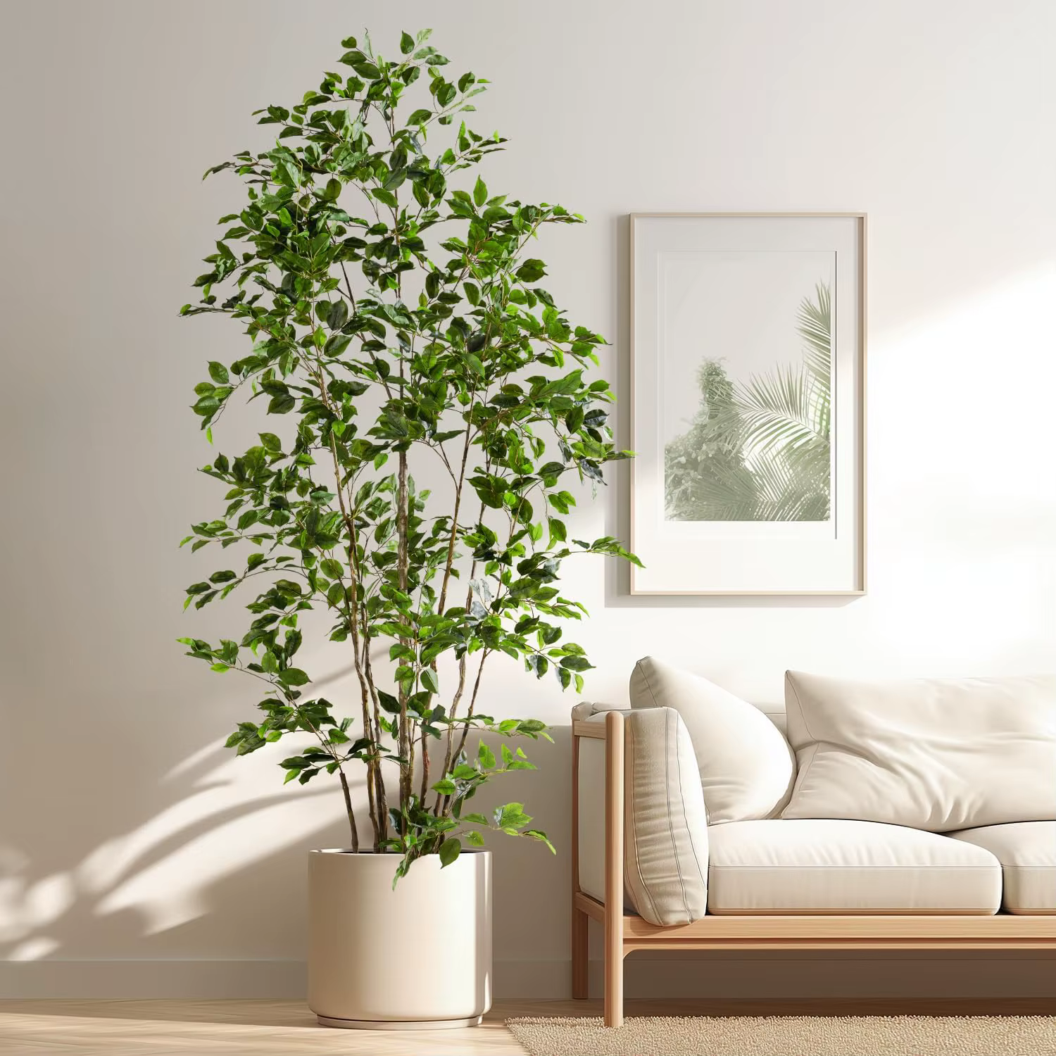 Ficus artificiel à faible entretien - Profitez d'une beauté persistante toute l'année