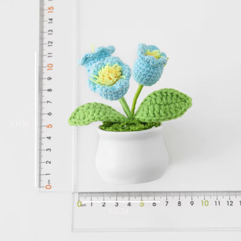 Orchidée au crochet faite à la main