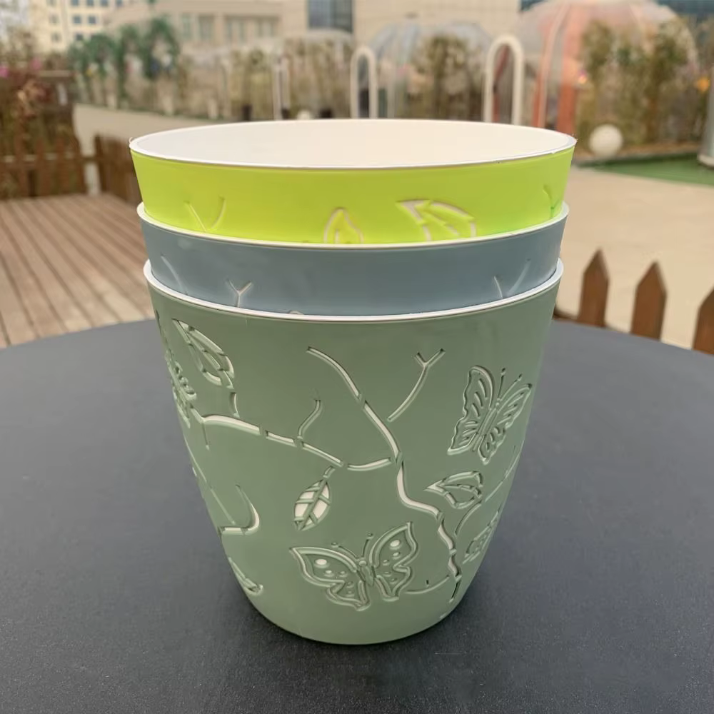 Pot de fleurs en Relief papillon de dessin animé 3D
