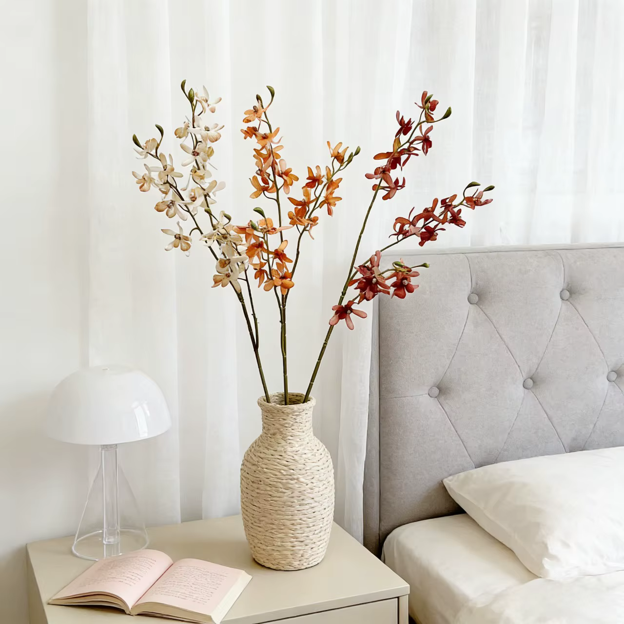 Orchidée Vanda artificielle de 28