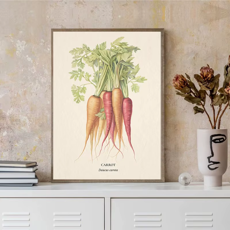 Affiche imprimée botanique