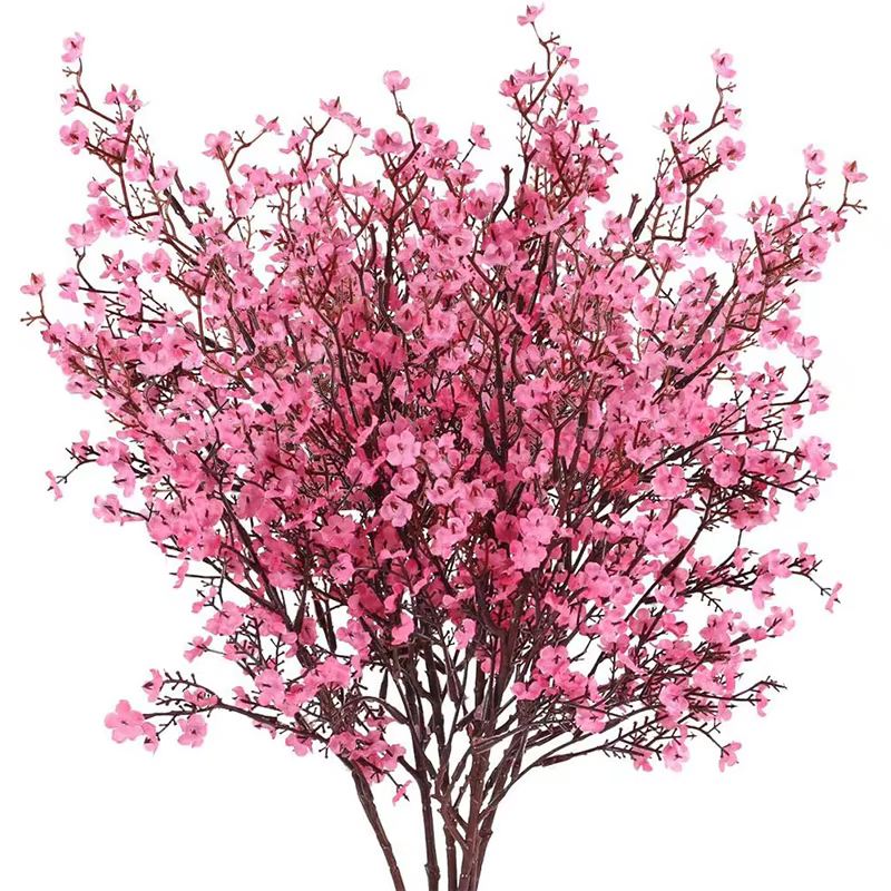 Fleurs artificielles roses