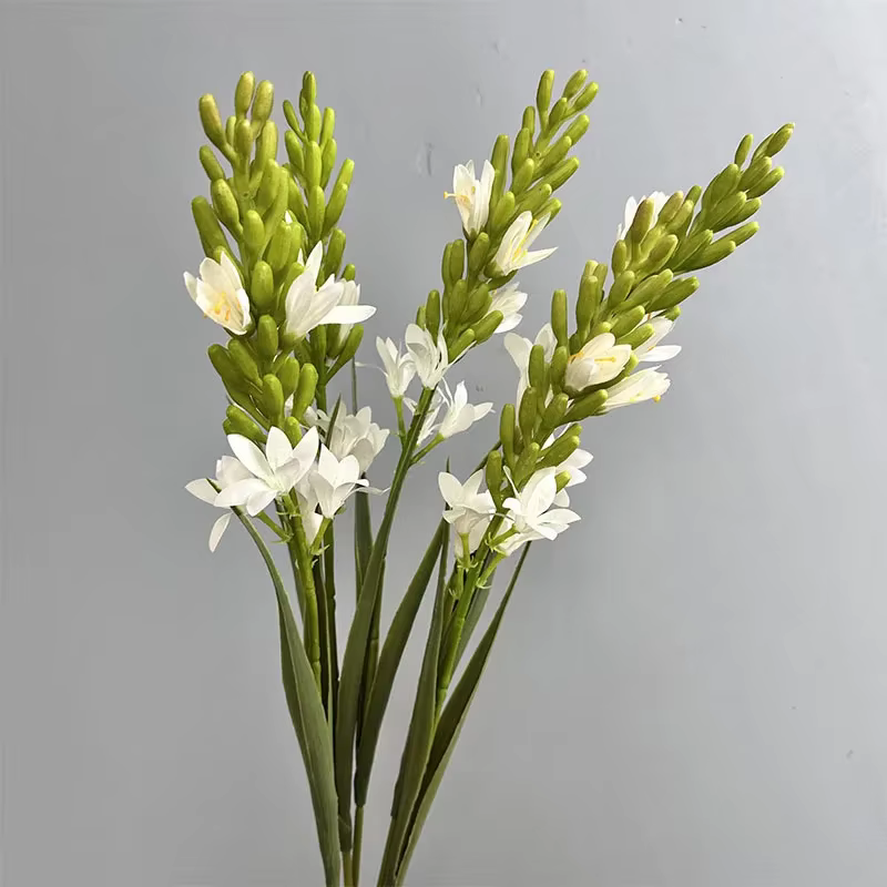 2 pièces artificielle jacinthe fleur bourgeon Agapanthus plante soie fausses fleurs Simulation nuit parfum Auditorium décoration
