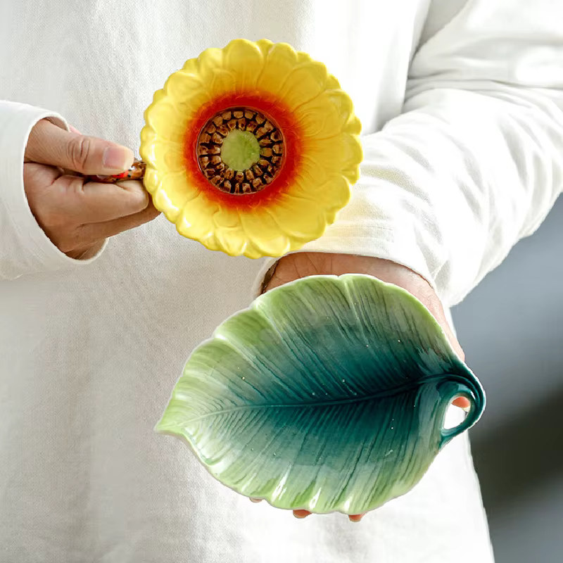 Tasse à fleur de soleil de 180ML, ensemble de soucoupes pour Couple européen, thé de l'après-midi, café, maison, bureau, tasse à thé en céramique, ensemble de boissons, cadeau de mariage