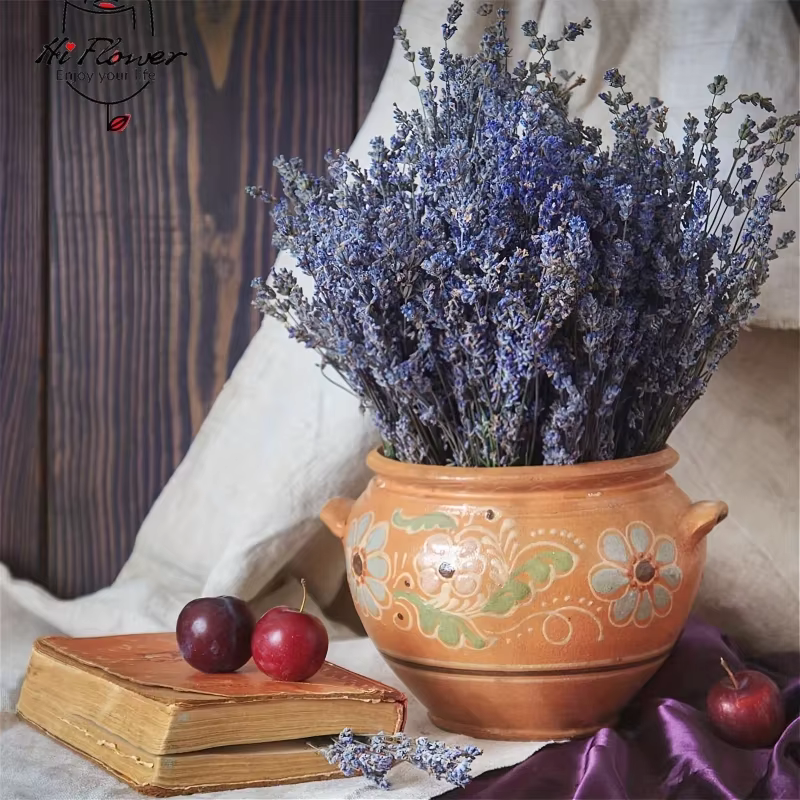 Bouquet de fleurs séchées fraîches