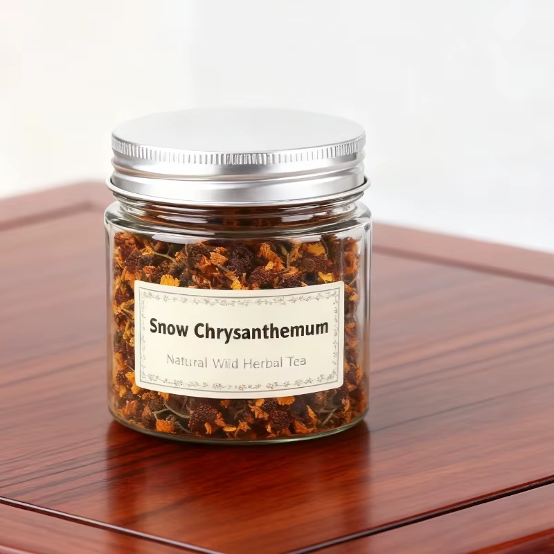 Bouquet de chrysanthèmes de neige séchés en vrac naturels | Fabrication de savons et de bougies | Mélange de fleurs